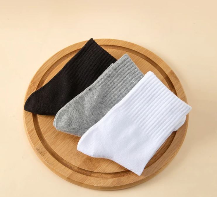 3 Pair White , Black , Grey Carrysox